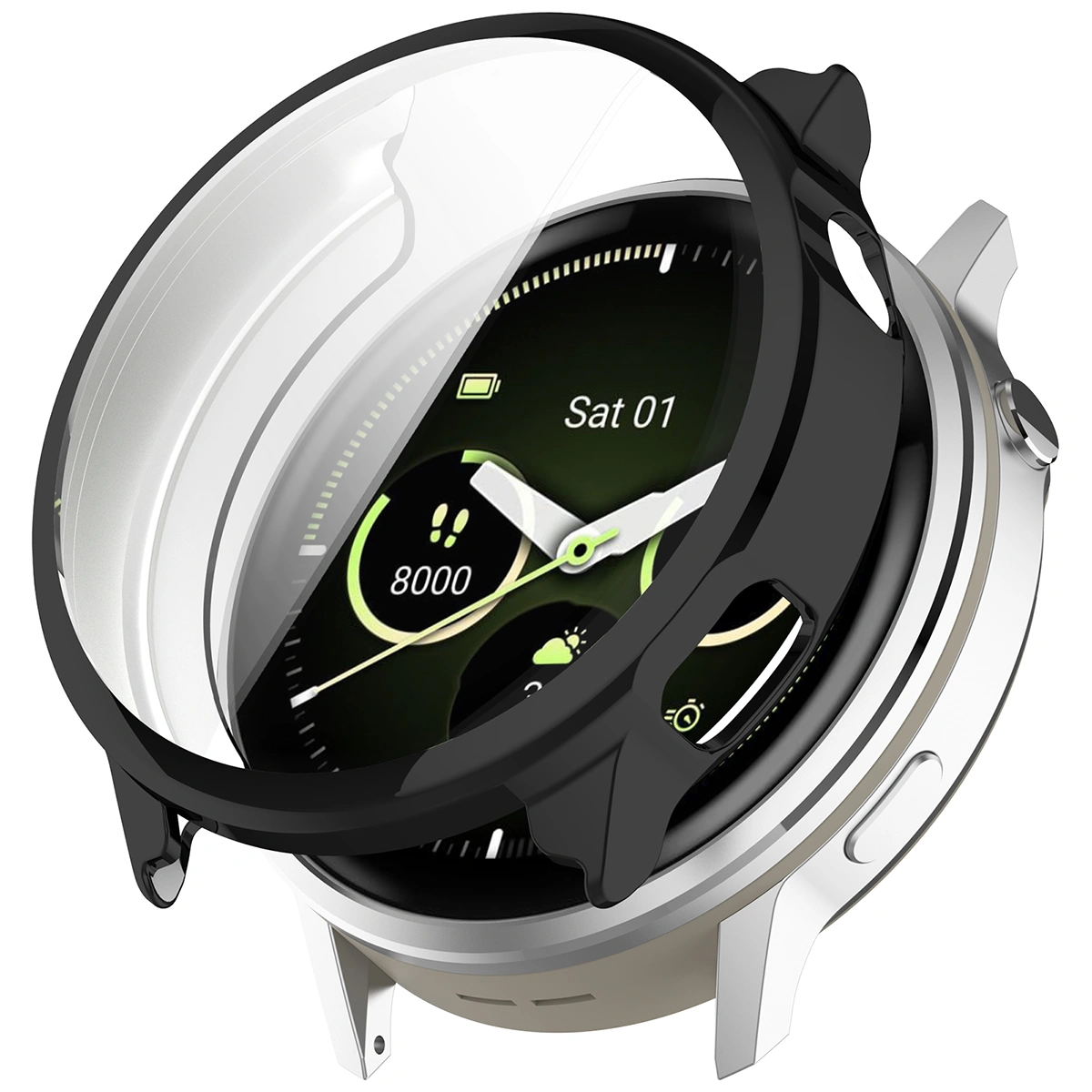 Plecki ze szkłem Bizon Case Watch Felipe dla Garmin Venu 4 41 mm